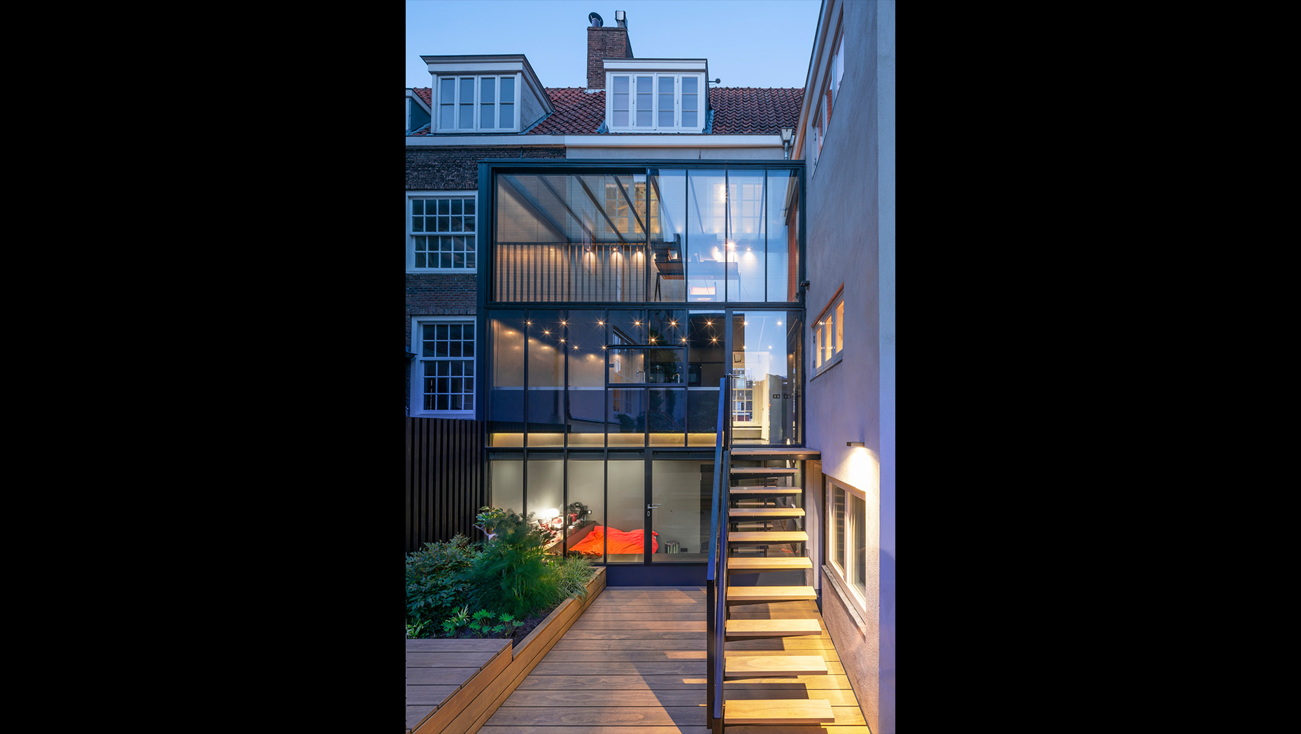 Achterkant huis
